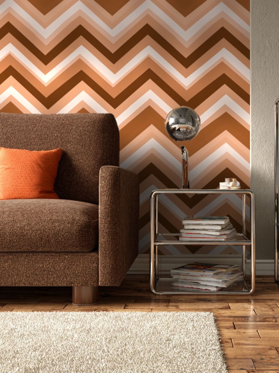 Retro Zigzag Earth