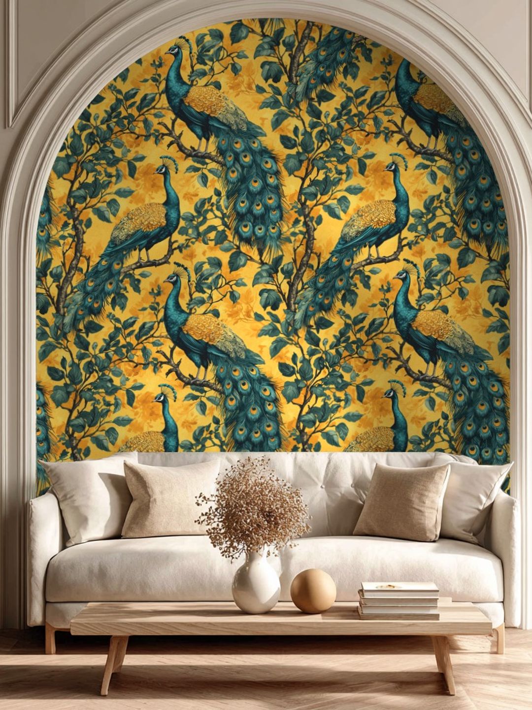 Peacock Garden Gold