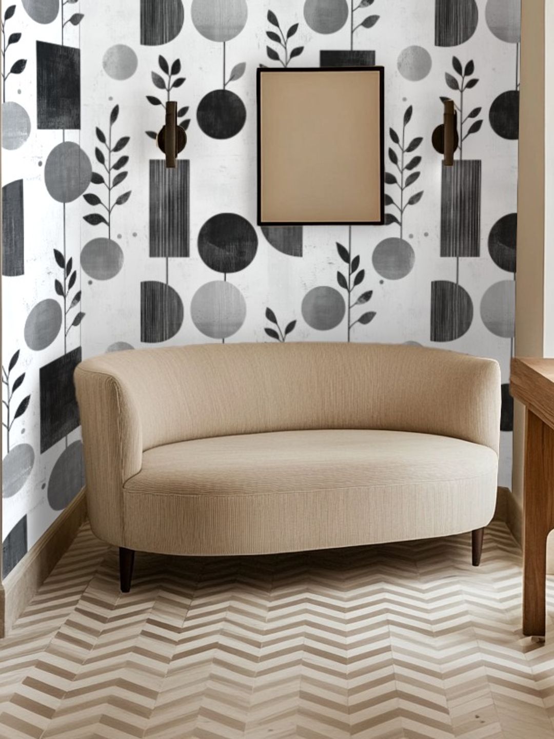 Geometric Garden - Amber