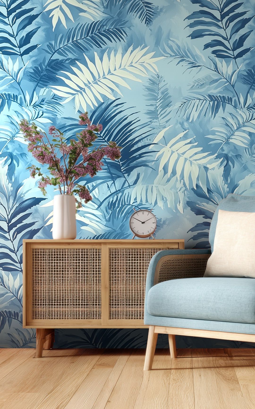 Lagoon Fronds wallpaper
