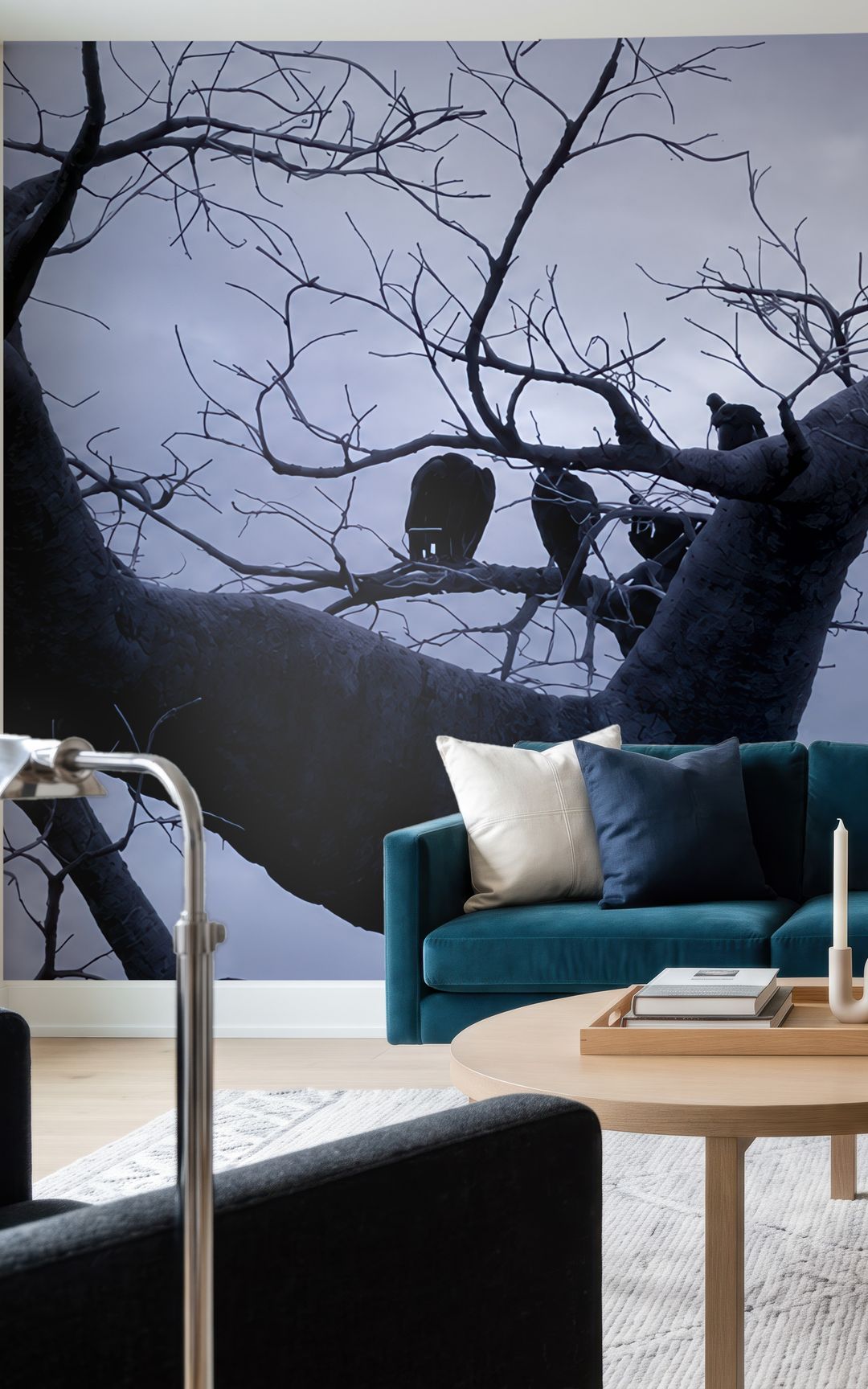 Talon Chandelier mural