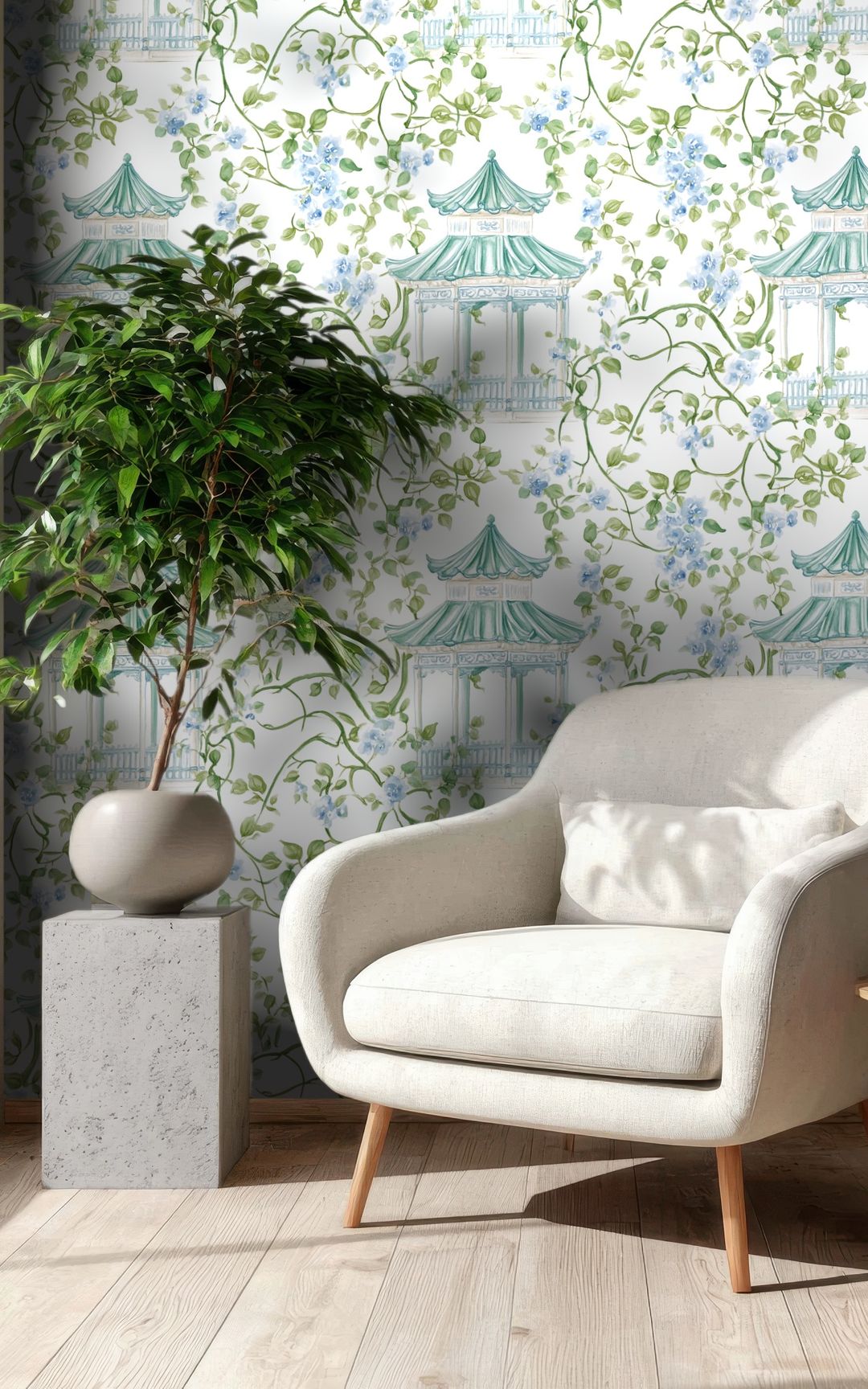 Afternoon Pavilion wallpaper