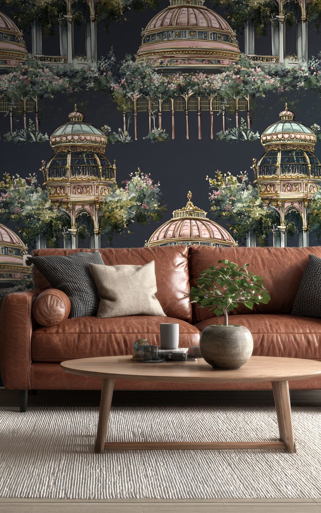 Dusk Pavilion wallpaper