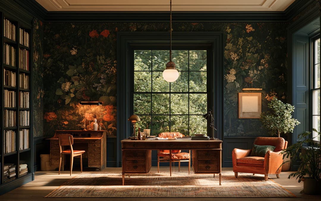 How to choose a wallpaper for home office