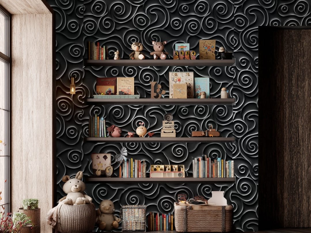 Gilded Swirl Dream wallpaper