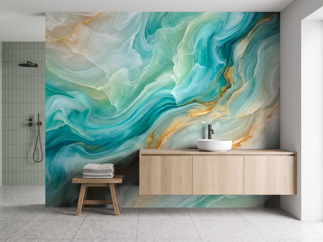 Opalescent mural