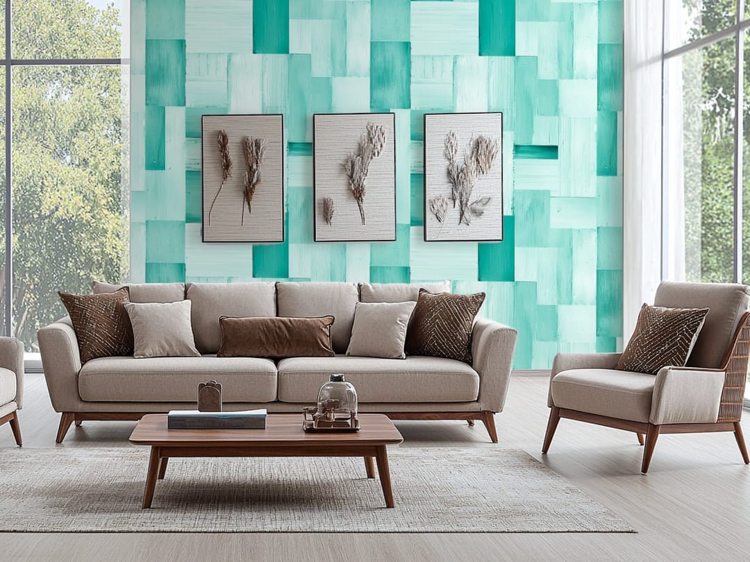 Canvas Harmony - Sandstone wallpaper