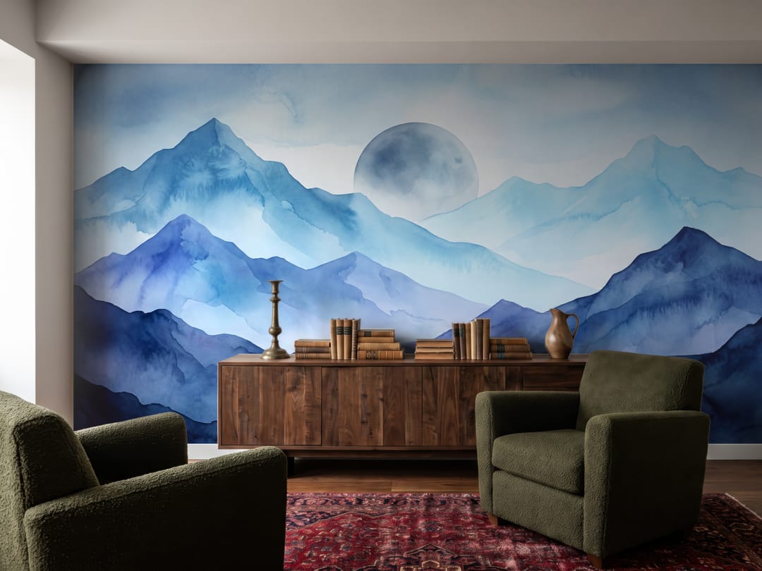 Celestial Peaks mural