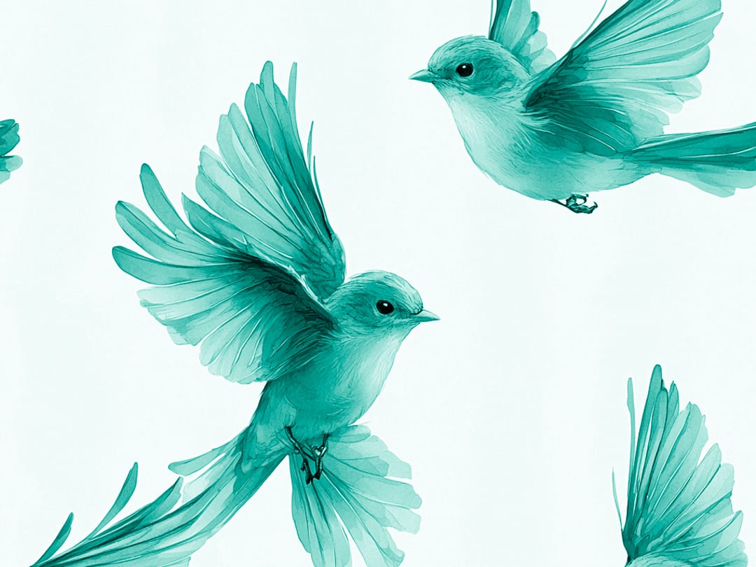 Azure Flight Serenity wallpaper