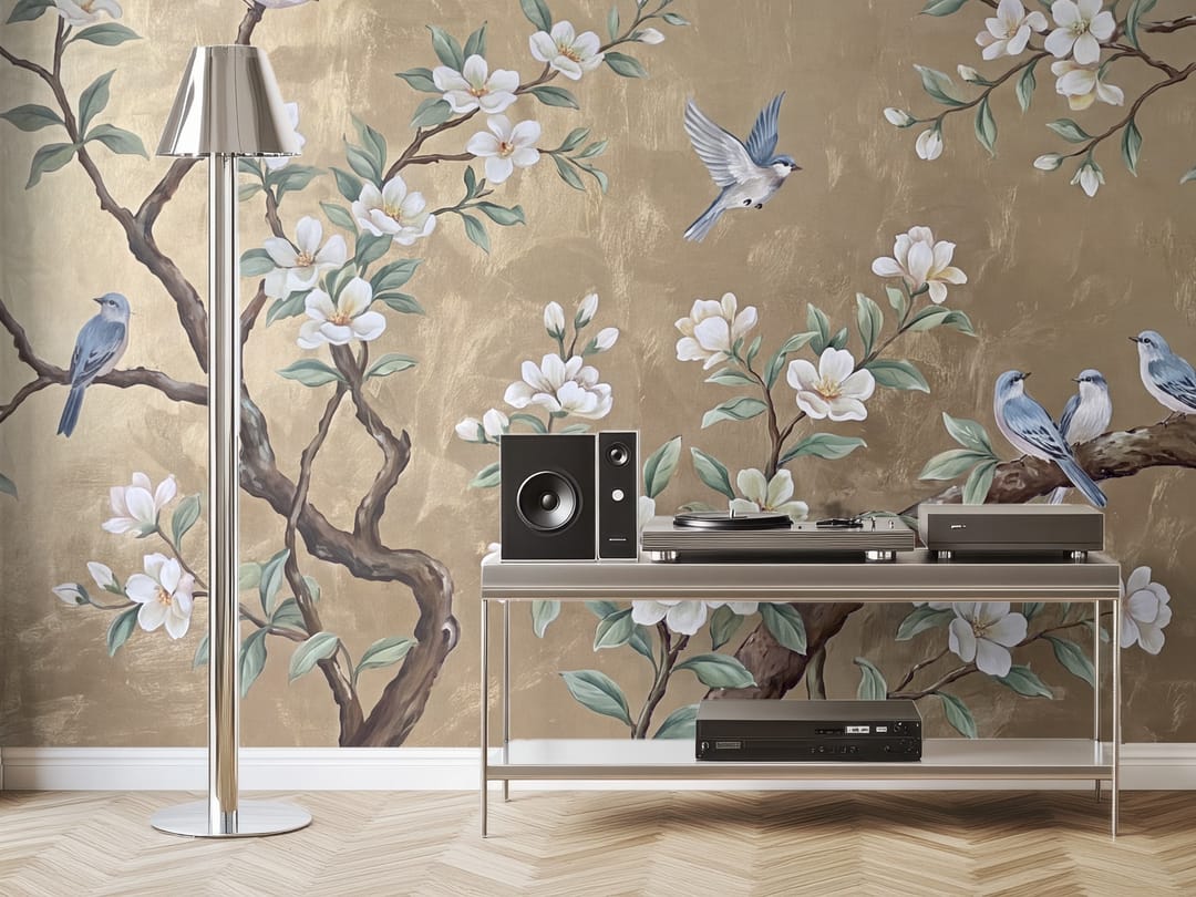 Zangvogel mural