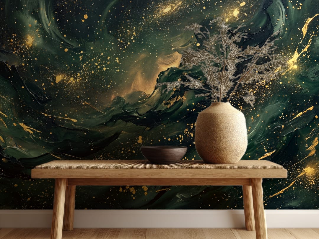Emerald Nebula mural