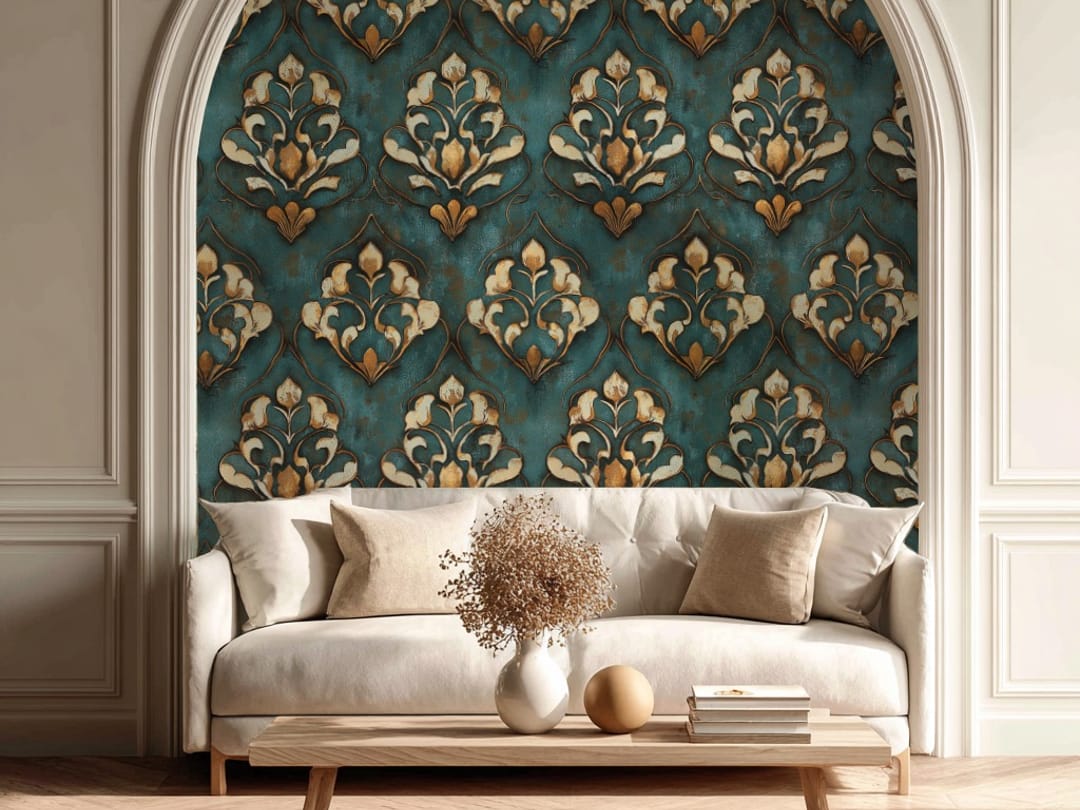 Golden Emblem Luxe wallpaper