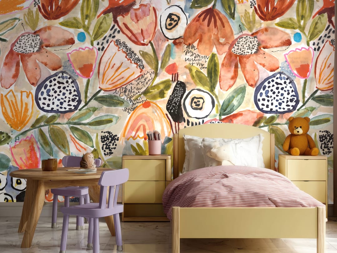Citrine Garden mural