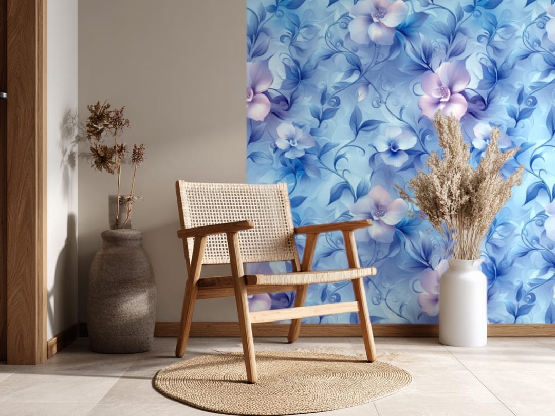 Azure Blossom Dream wallpaper