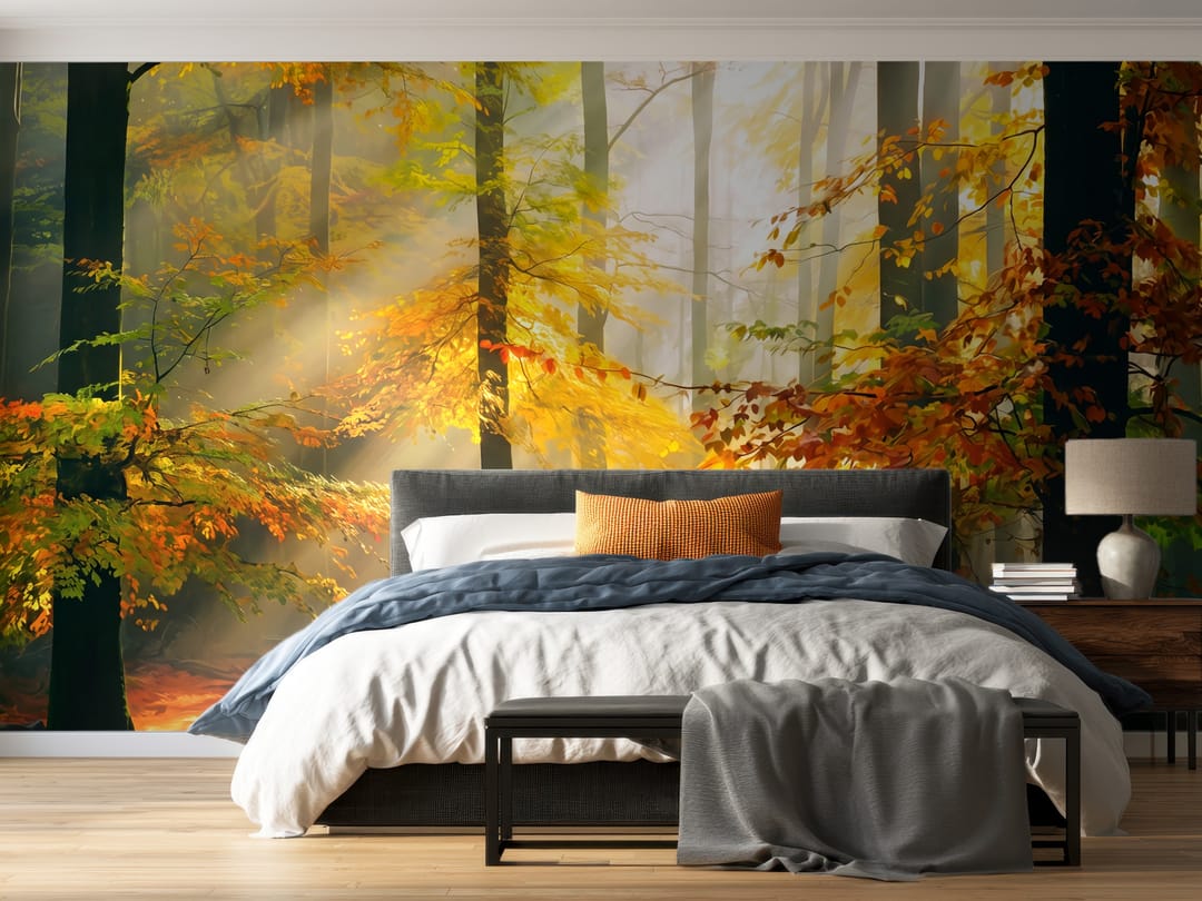 Høstlig dagdrøm mural