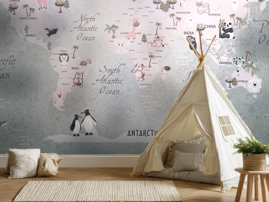 Quartz Atlas mural