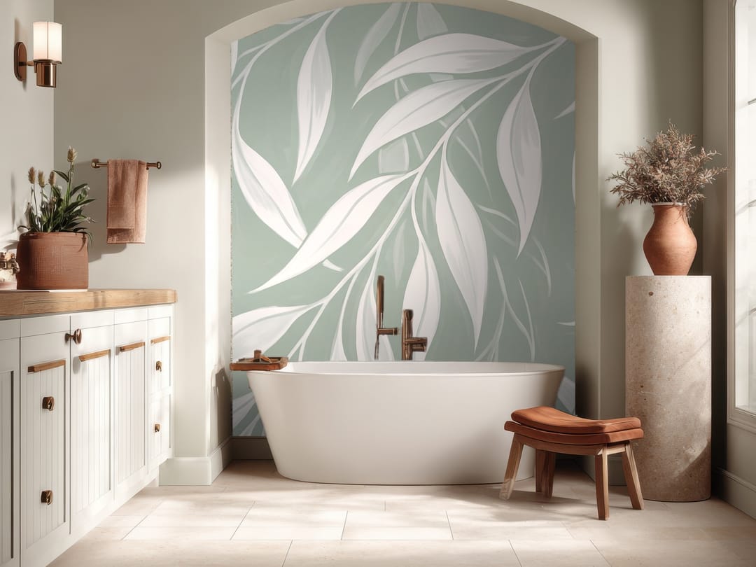 Feuille d’épices mural