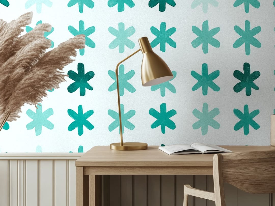 Sunburst Mosaic wallpaper