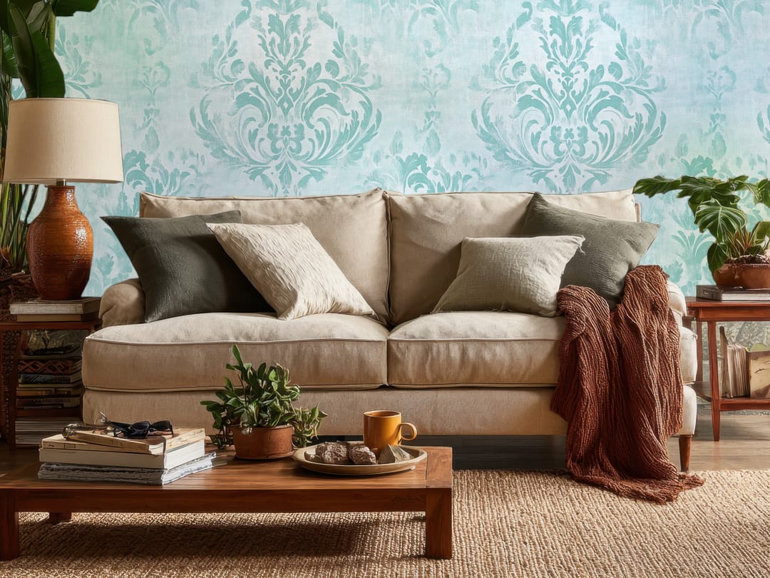 Stucco Grace wallpaper