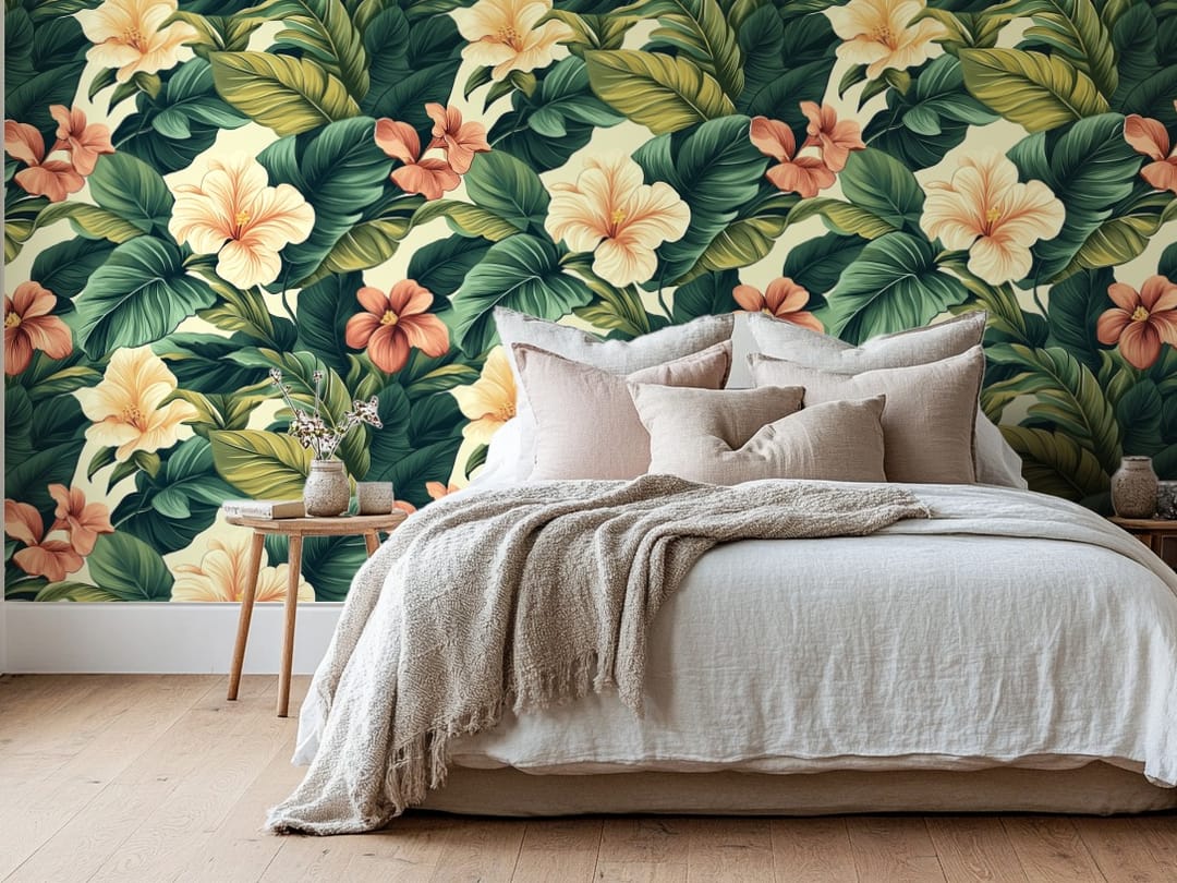 Tropical Haven Blossom wallpaper