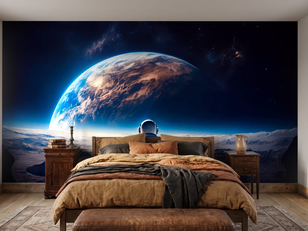 Earth From Orbit mural