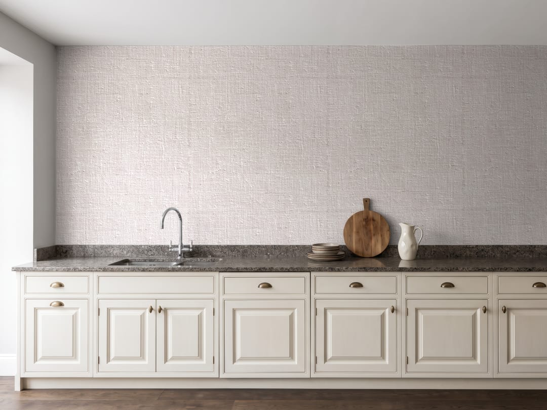 Soft Linen White wallpaper