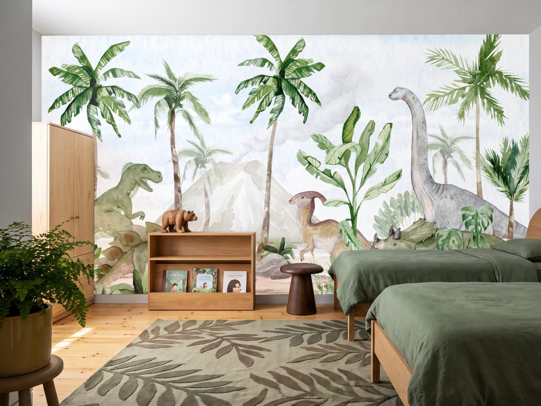 Dino Palm Lagoon mural