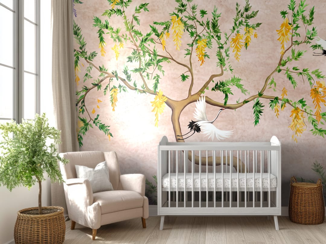Crane Arbor mural