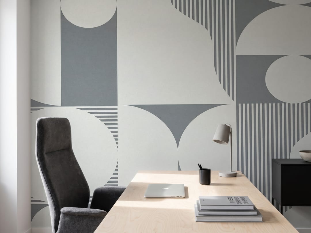 Chalk Geometry mural