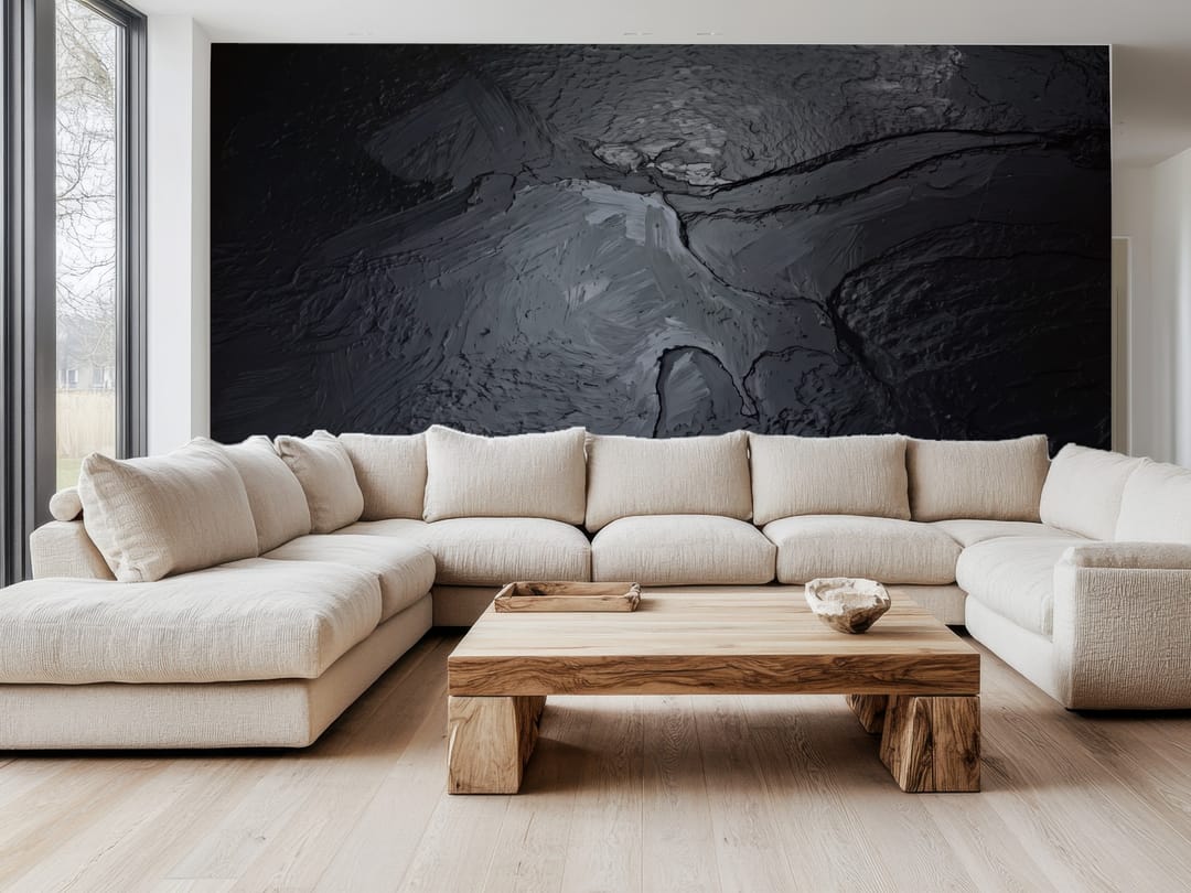 Obsidian River mural