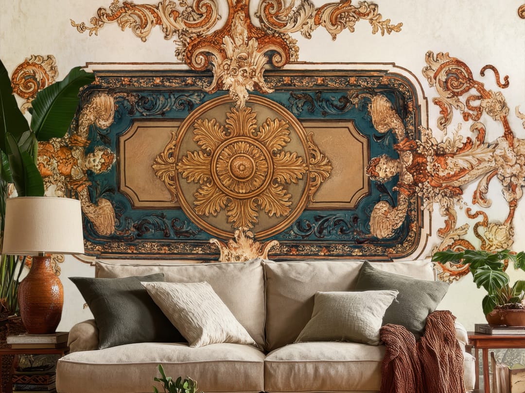Aurora Tapestry mural