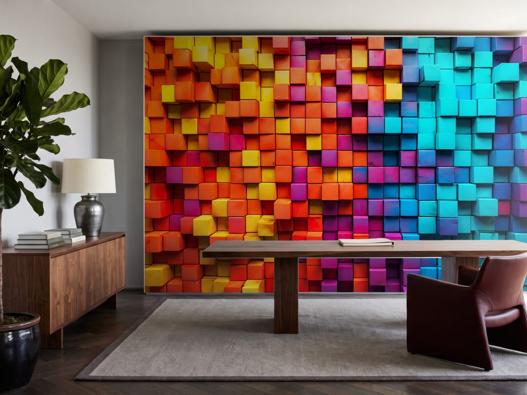 Cube Symphony mural