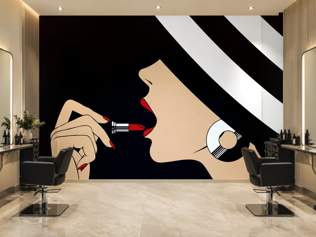 Onyx Silhouette mural