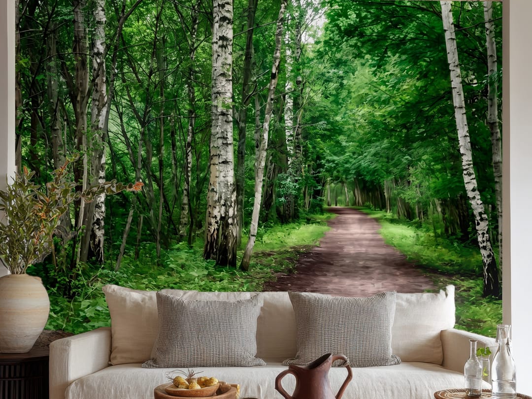 Birchwood Path mural