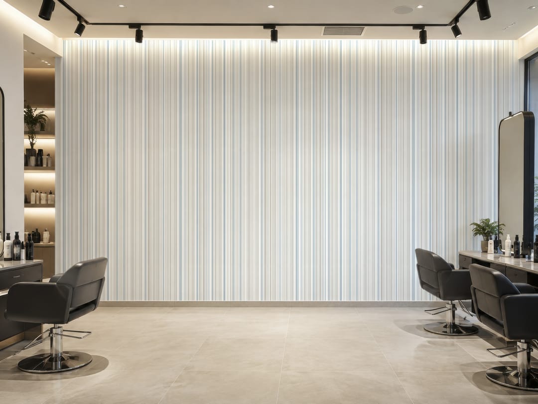 Pale Pinstripe Grey wallpaper