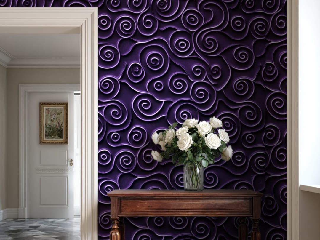 Gilded Swirl Dream wallpaper