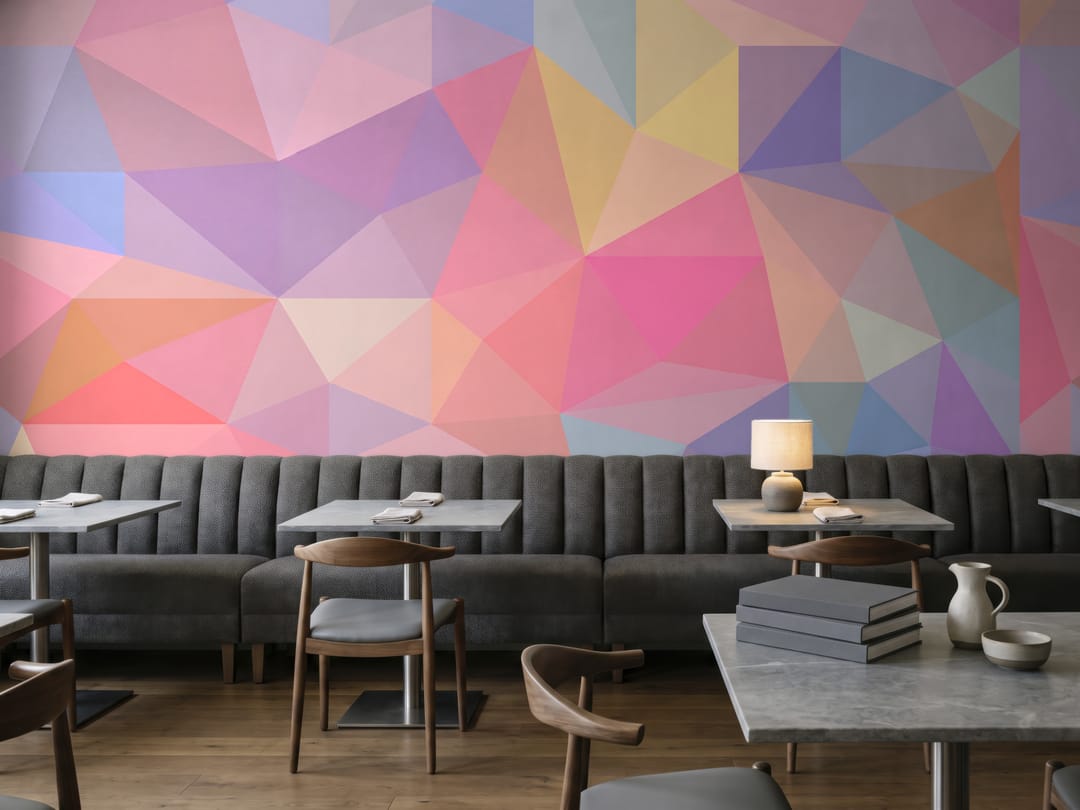 Facet mural