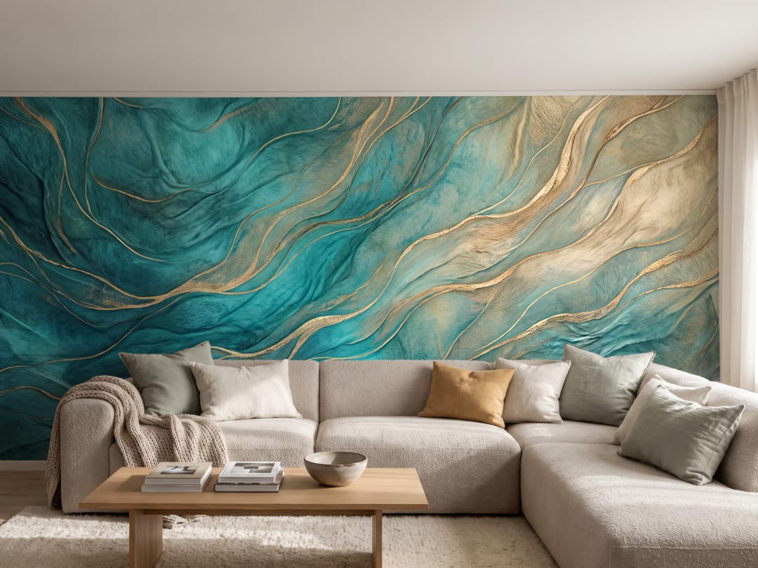 Waveform mural