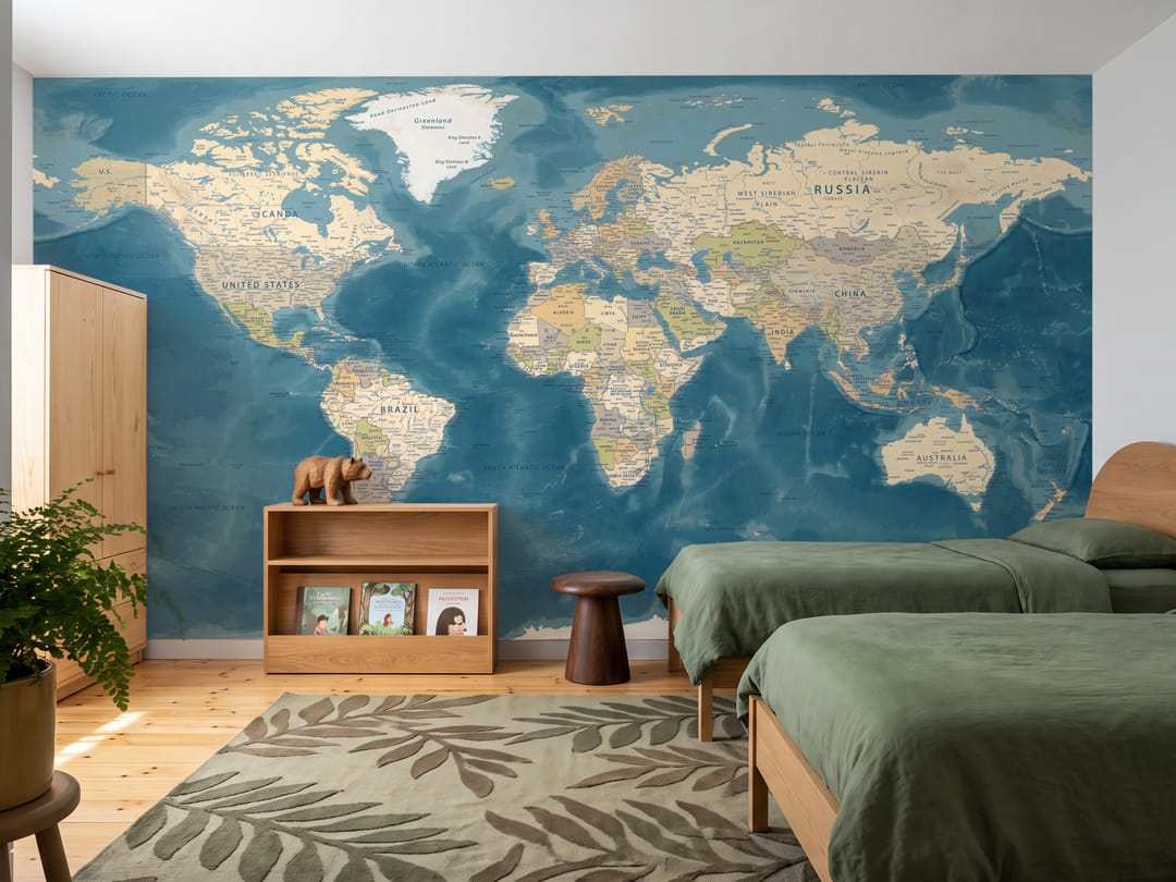 Twilight Atlas mural