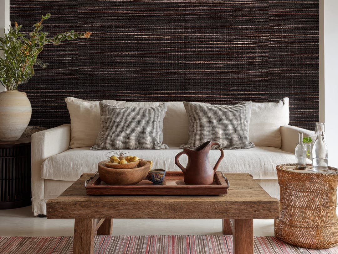 Ember Linen wallpaper