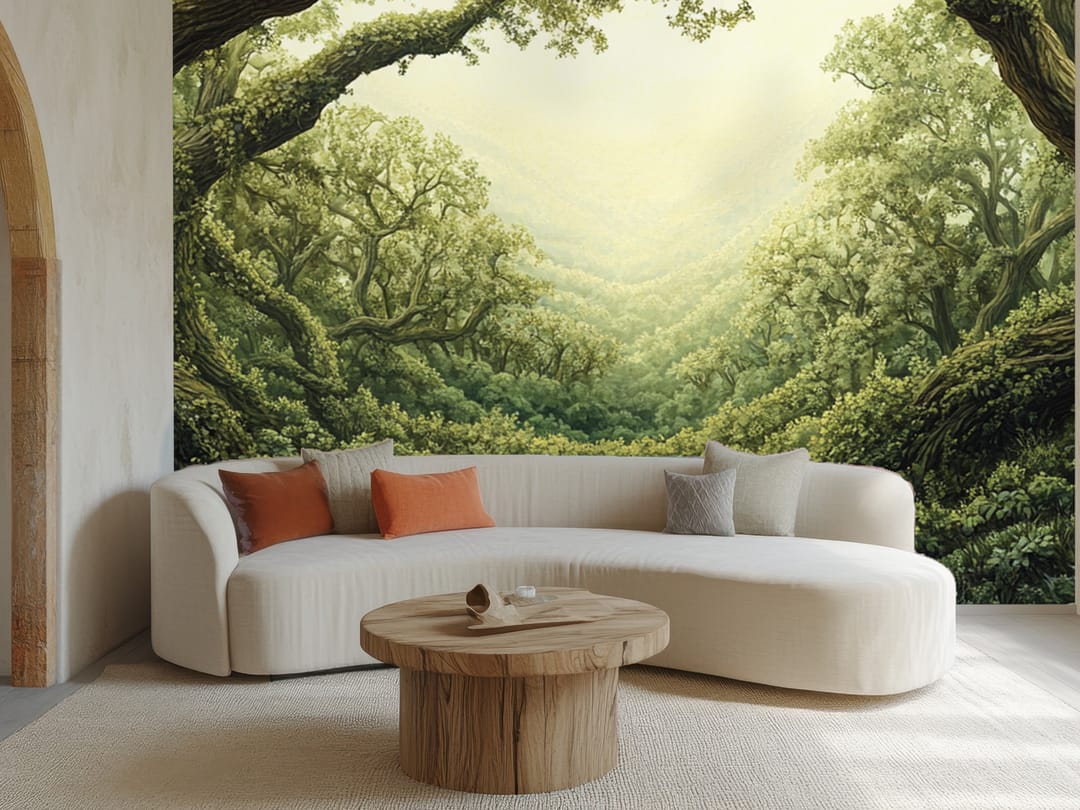 Glimmering Canopy mural