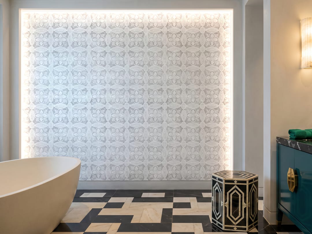 Tissage treillis menthe wallpaper