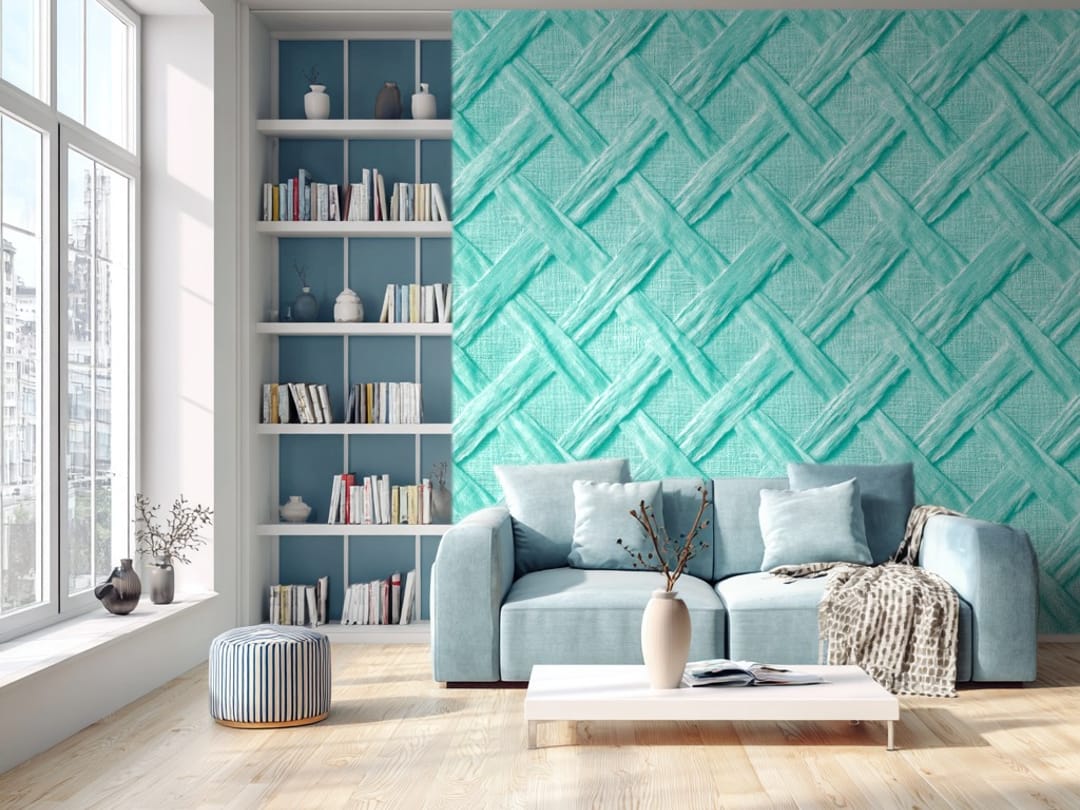 Woven Elegance - Ivory wallpaper