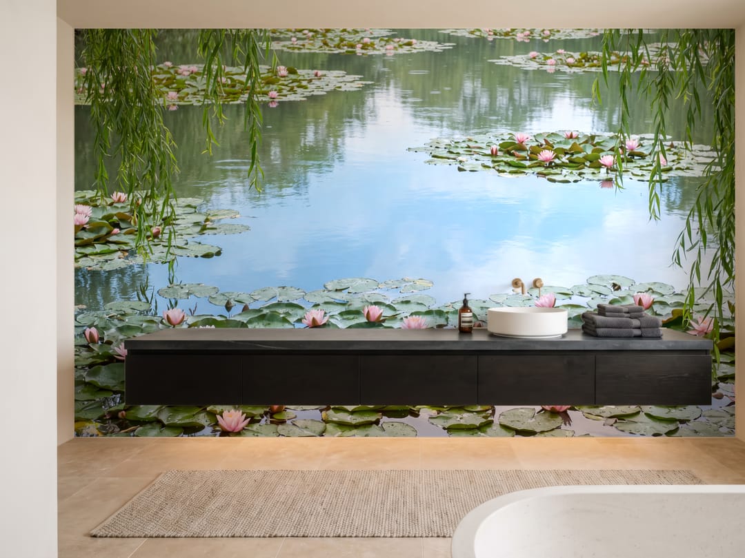 Willow Water Garden photo wallpaper