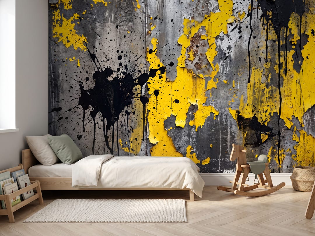 Charred Citrus mural