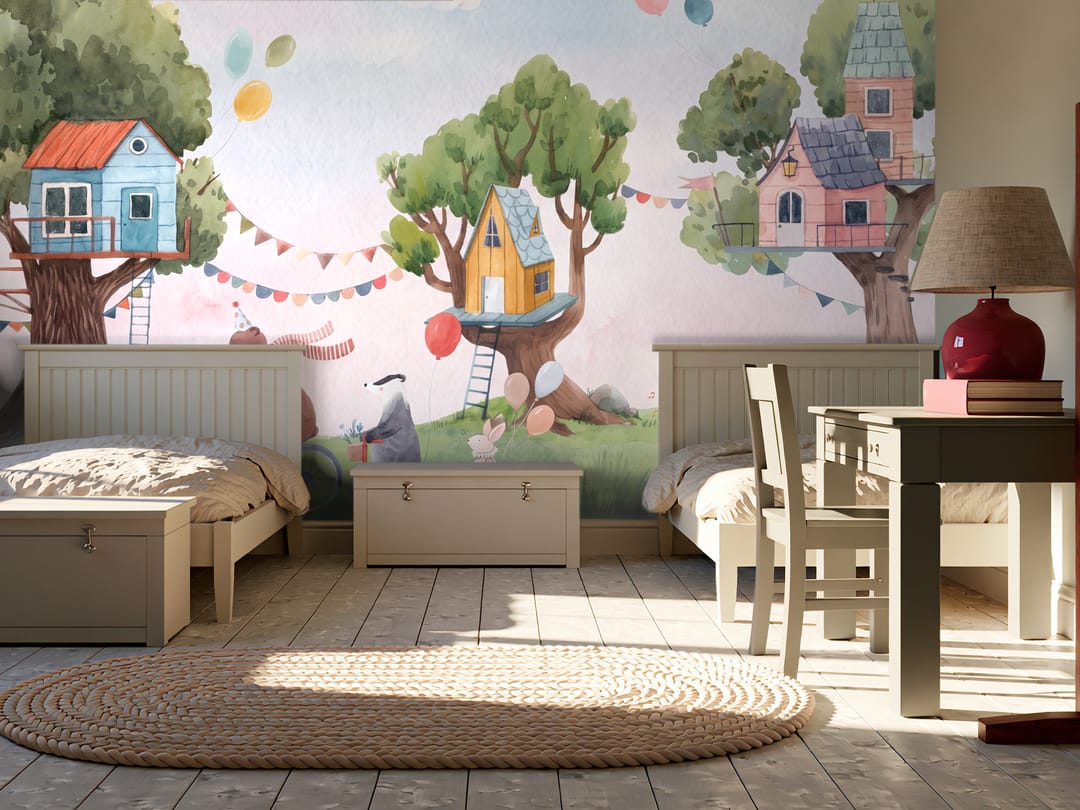 Baumhaus-Serenade mural