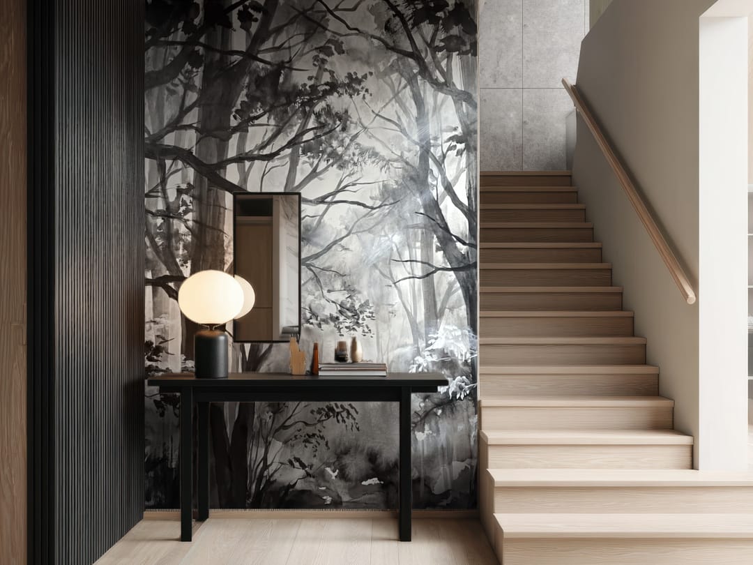 Ebenholtskog mural