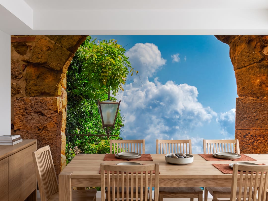 Rock Arch Window photo wallpaper
