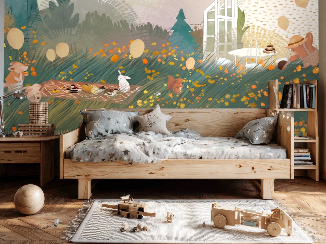 Morning Vellum mural