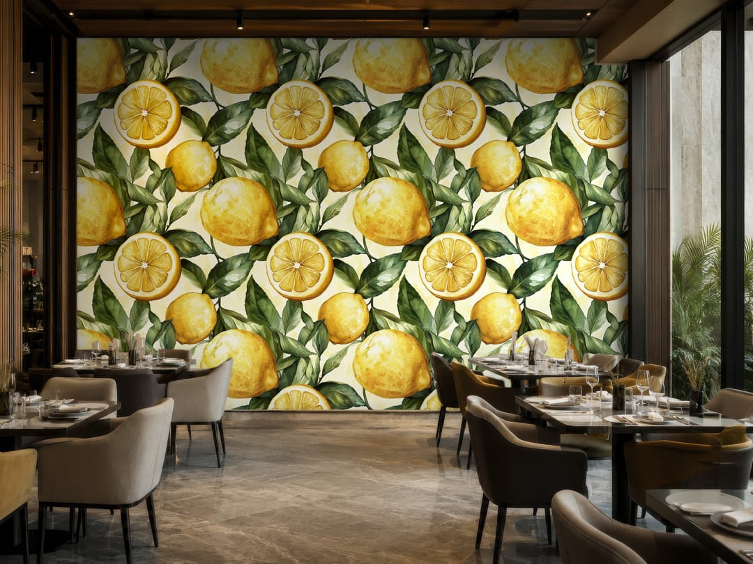 Citrus Orchard Delight wallpaper